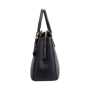 Saffiano Lux Parabole Top Handle Tote Baltico, view 5