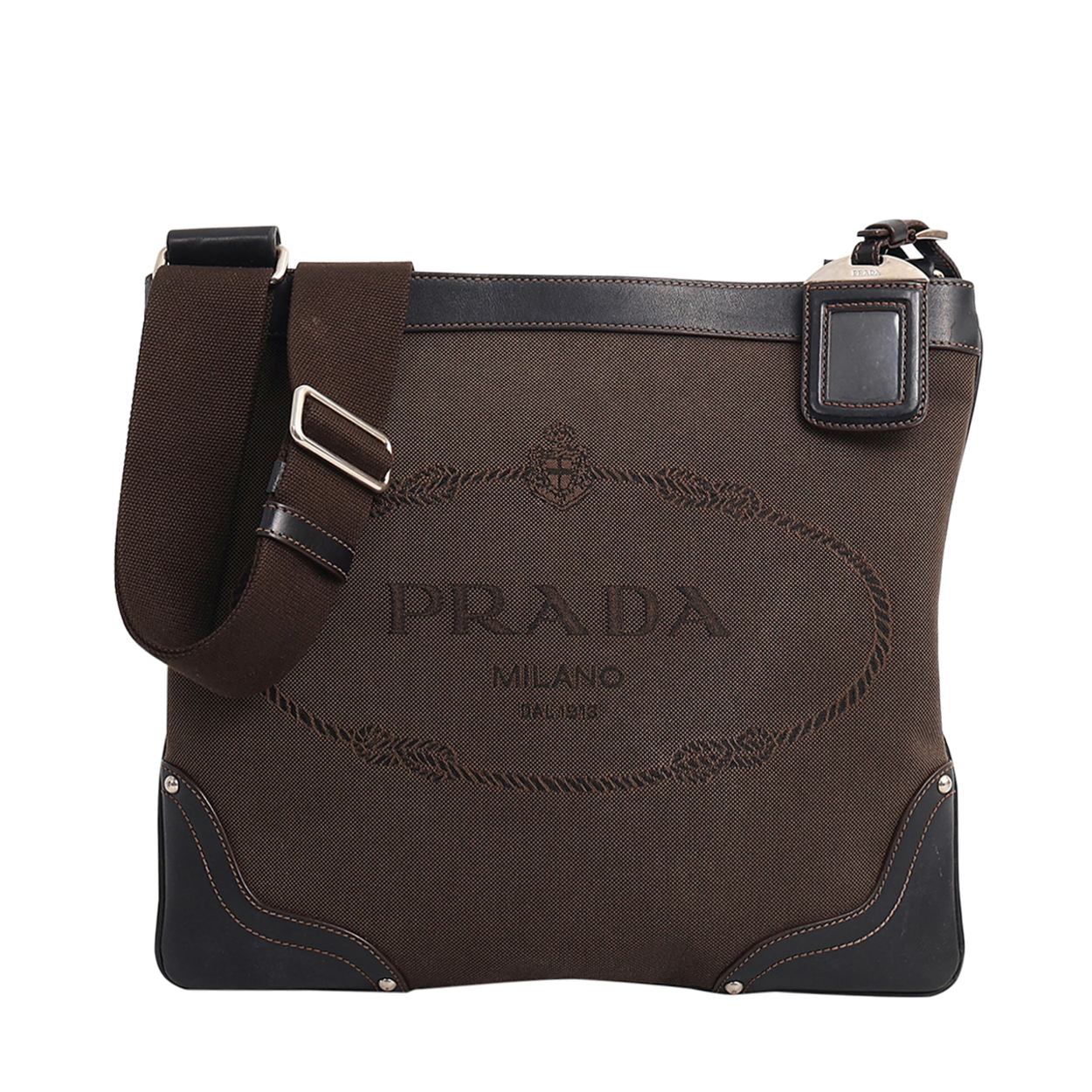 Canvas Logo Messenger Brown