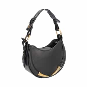 Leather Fang Bag Black, view 2