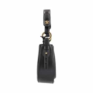 Leather Fang Bag Black, view 5
