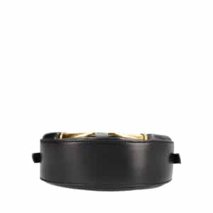 Leather Fang Bag Black, view 6