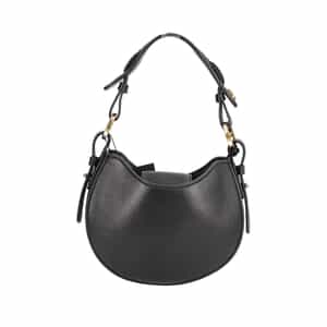 Leather Fang Bag Black, view 3