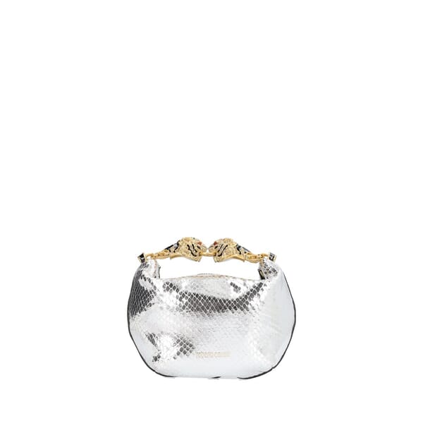 Snakeskin Print Mini Roar Hobo Silver