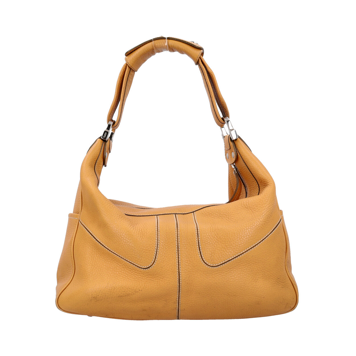 TOD'S Leather Mickey Shoulder Bag Camel | Luxity