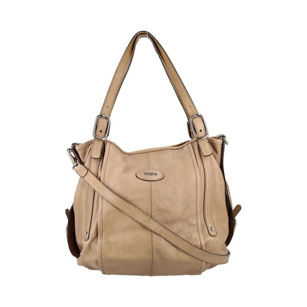 セール★Tod's TSB SACCA GRANDE Tod's Tods G-Bag Sacca Grande Tote Bag in brown calf leather