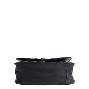Quilted Leather Virtus Shoulder Bag Black, view 7