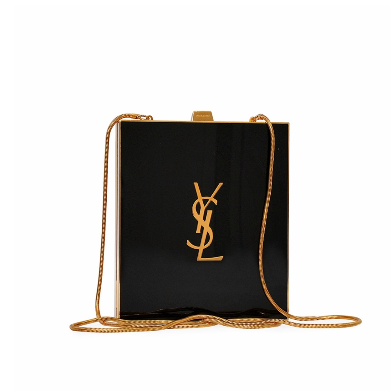 https://dbiyorq10n2b9.cloudfront.net/product-images/CBAGYSL0010/YVES-SAINT-LAURENT-Plexiglas-Tuxedo-Box-BlackGold-front.jpg.webp
