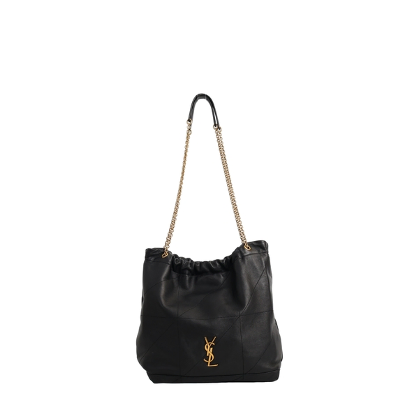 Leather Jamie Shoulder Bag Black