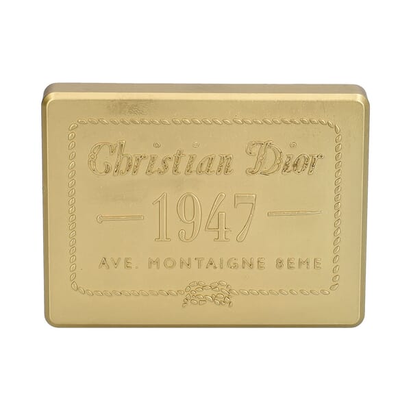 Metal Paperweight Gold Tone