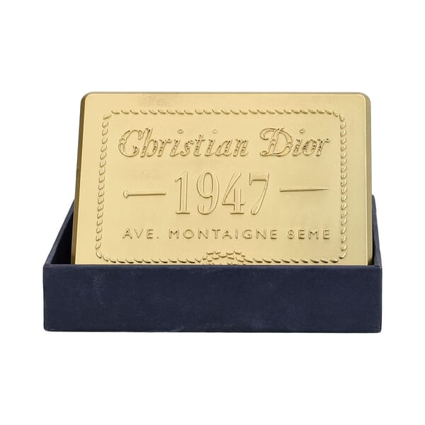 Metal Paperweight Gold Tone