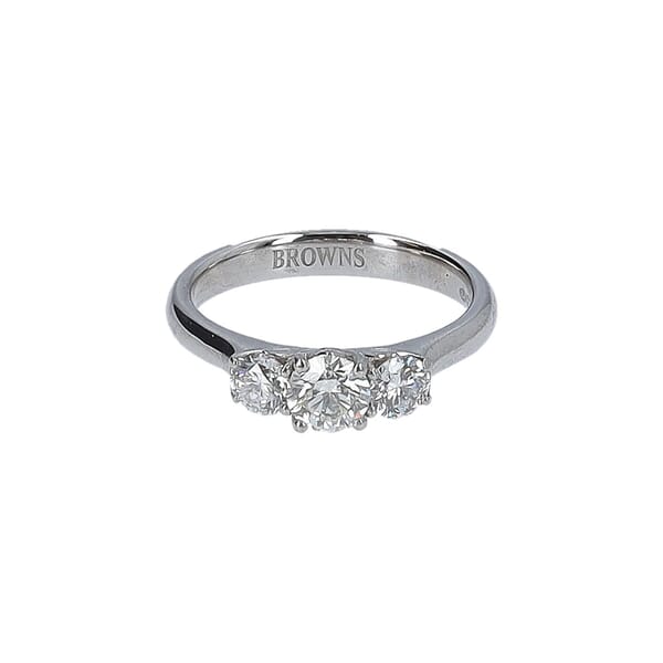 Platinum Claw Set Protea Ring
