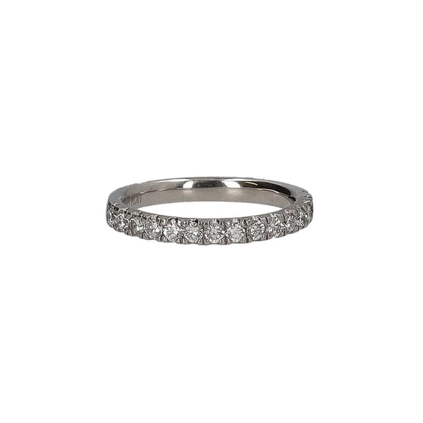 Platinum Diamond Ribbon Band