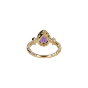 Gold Amethyst My First Angel Ring, view 2