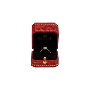 Gold Diamond Angel Halo Engagement Ring, view 2