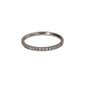 White Gold Diamond Ribbon Band