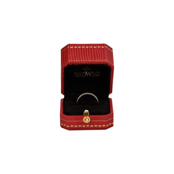 White Gold Diamond Ribbon Band