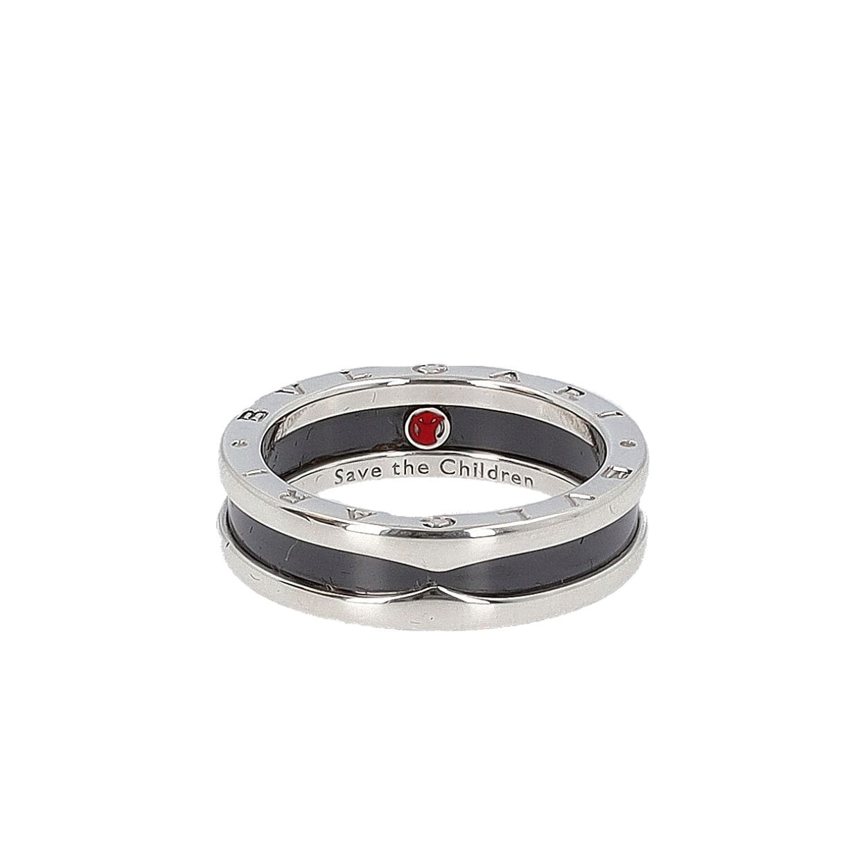 BVLGARIリング　Save the Children BULGARI Sterling Silver/Ceramic Save The Children Ring | Luxity
