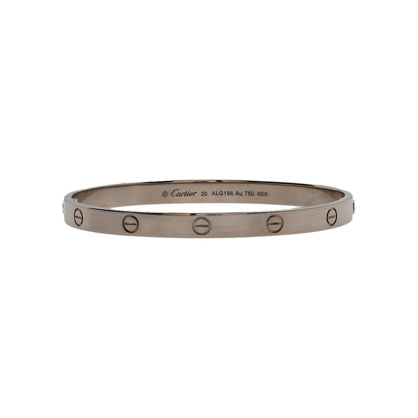 White Gold Love Bracelet Classic Model