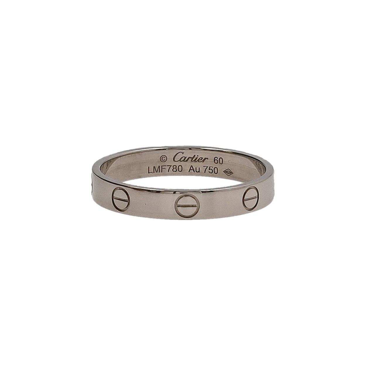 White Gold Love Ring Small Model