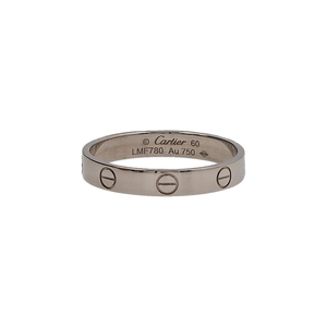 White Gold Love Ring Small Model