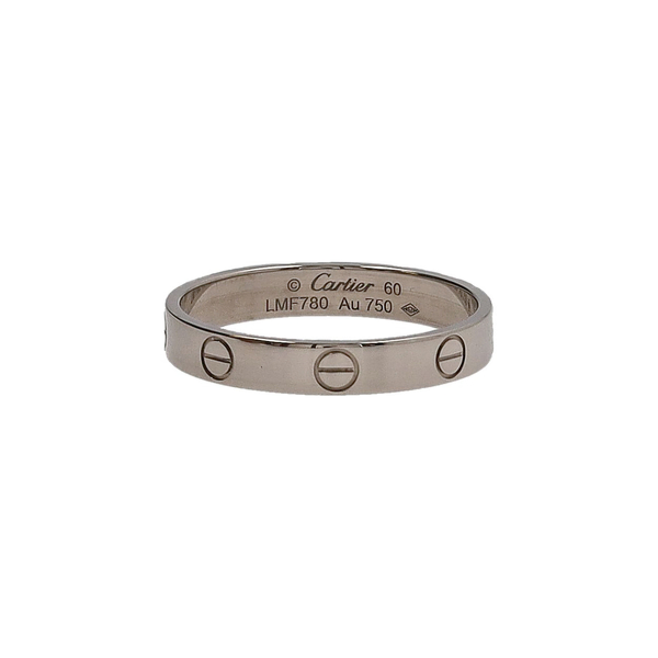 White Gold Love Ring Small Model