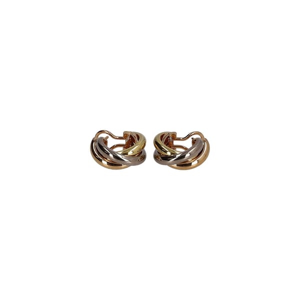 Gold Trinity Earrings Classic Model