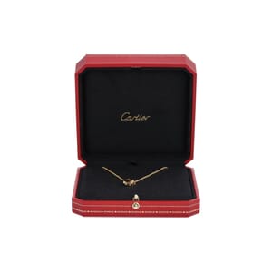 Yellow Gold Love Necklace, view 2