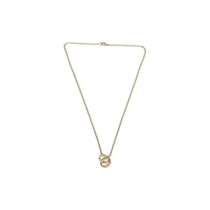 Yellow Gold Love Necklace, view 3