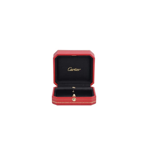 Yellow Gold Love Single Stud Earring