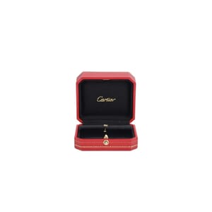 Yellow Gold Love Single Stud Earring, view 2