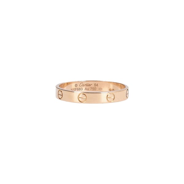 Rose Gold Love Ring Small Model
