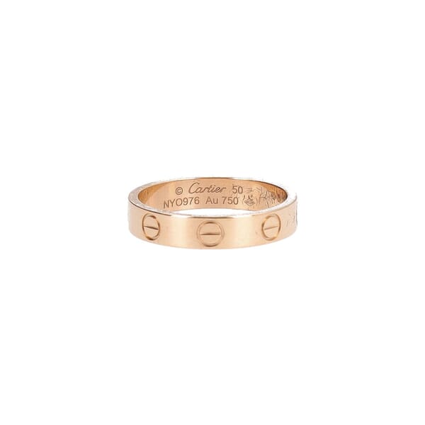 Rose Gold Love Ring Small Model
