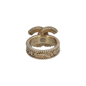 Metal CC Ring /Gold Tone, view 2