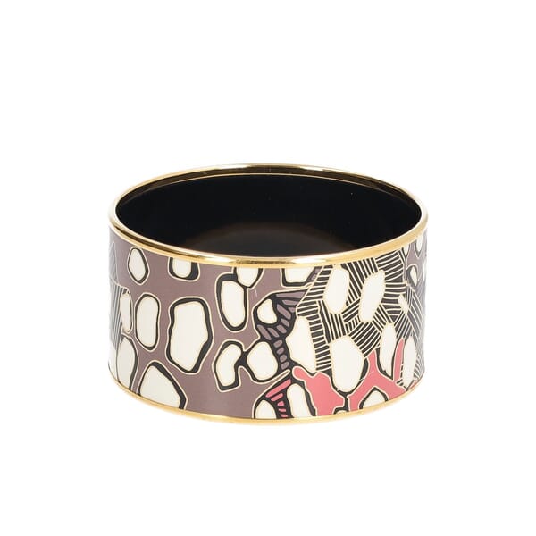 Enamel Wide Bangle Multicolour