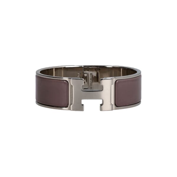Enamel Clic H Bracelet Lilac