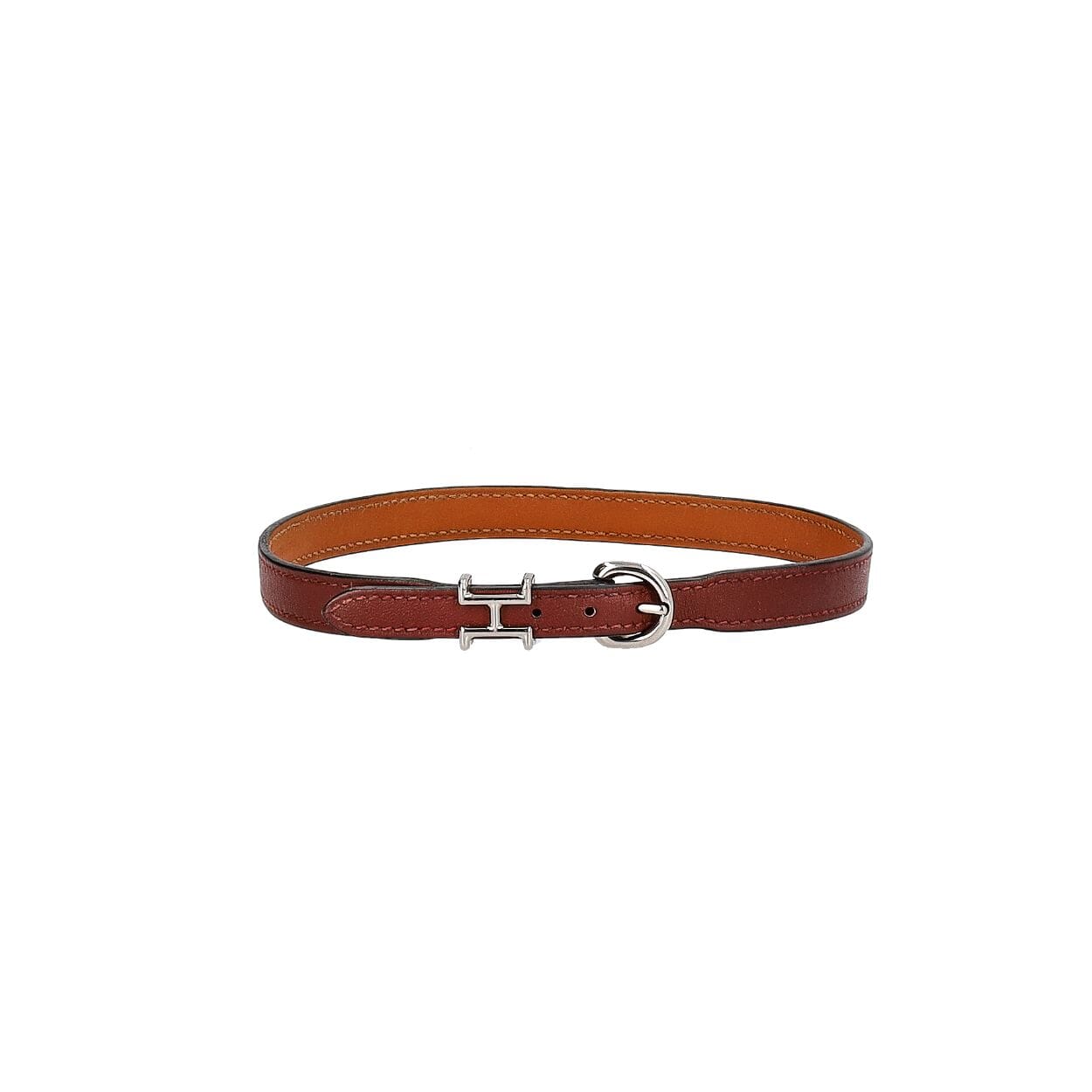 Leather Trench Bracelet Brown/Tan