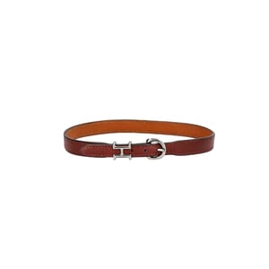 Leather Trench Bracelet Brown/Tan