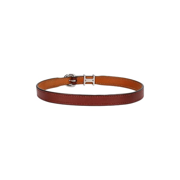 Leather Trench Bracelet Brown/Tan