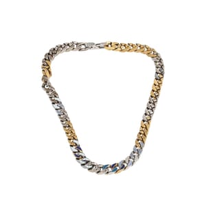 GUCCI Sterling Silver Bamboo Pendant Necklace | Luxity