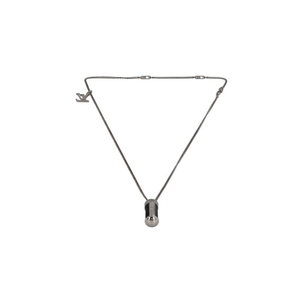 Stainless Steel Monogram Eclipse Charms Necklace