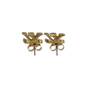 LV Iconic Earrings Gold Tone, view 2