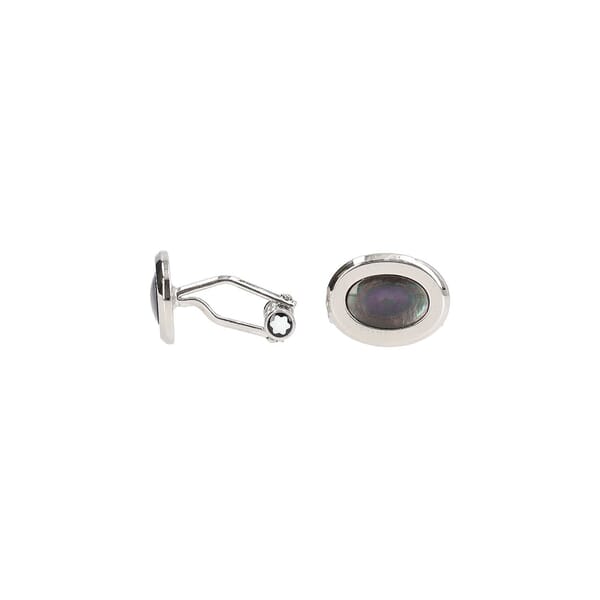 Stainless Steel Paua Shell Cufflinks