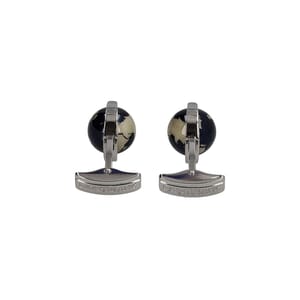Stainless Steel Heritage Spirit Cufflinks Silver Tone, view 2
