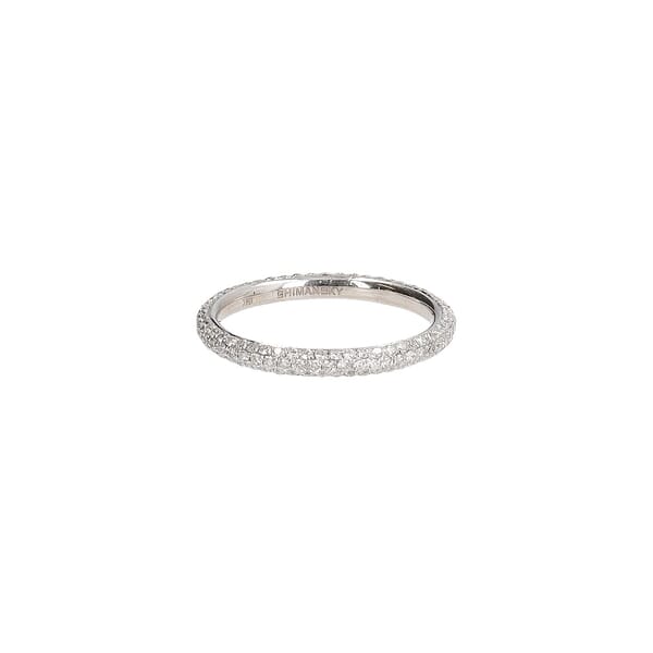 White Gold Diamond Dreams Eternity Ring