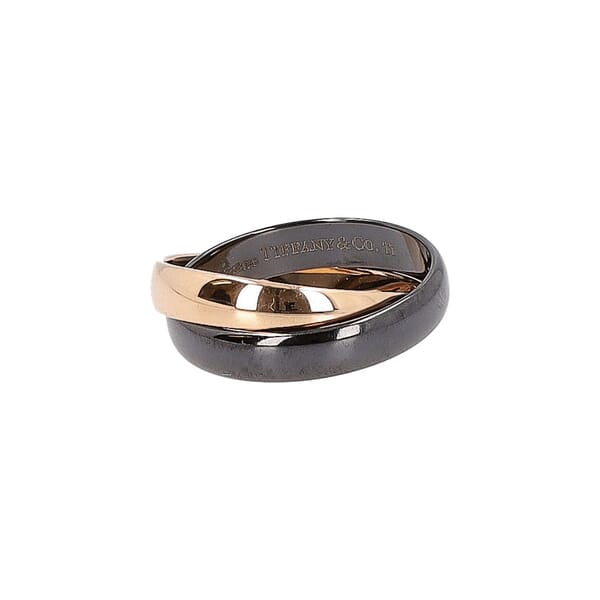 . Gold/Titanium Paloma Picasso Melody Interlocking Ring