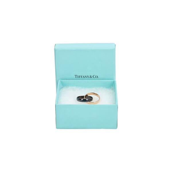 . Gold/Titanium Paloma Picasso Melody Interlocking Ring