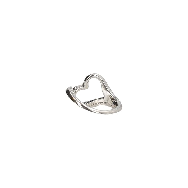 Co. Sterling Silver Elsa Peretti Open Heart Ring