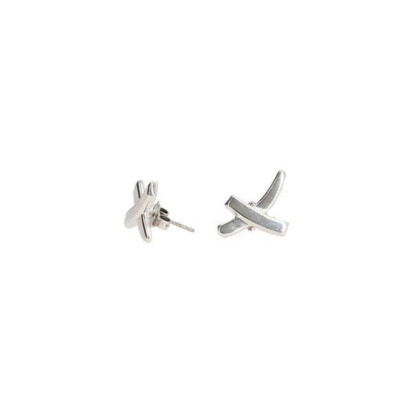 Co. Sterling Silver Paloma's Graffiti X Earrings