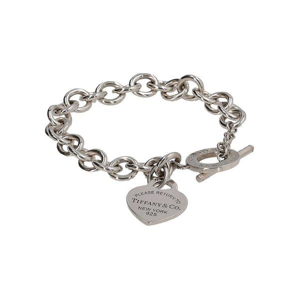 アクセサリー Tiffany bracelet TIFFANY & CO. Co. Sterling Silver Return To Tiffany Heart Toggle