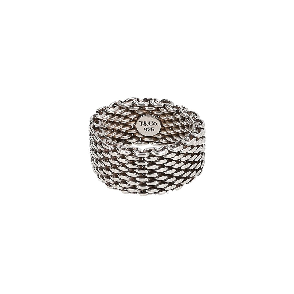 TIFFANY & CO. Sterling Silver Atlas Ring | Luxity